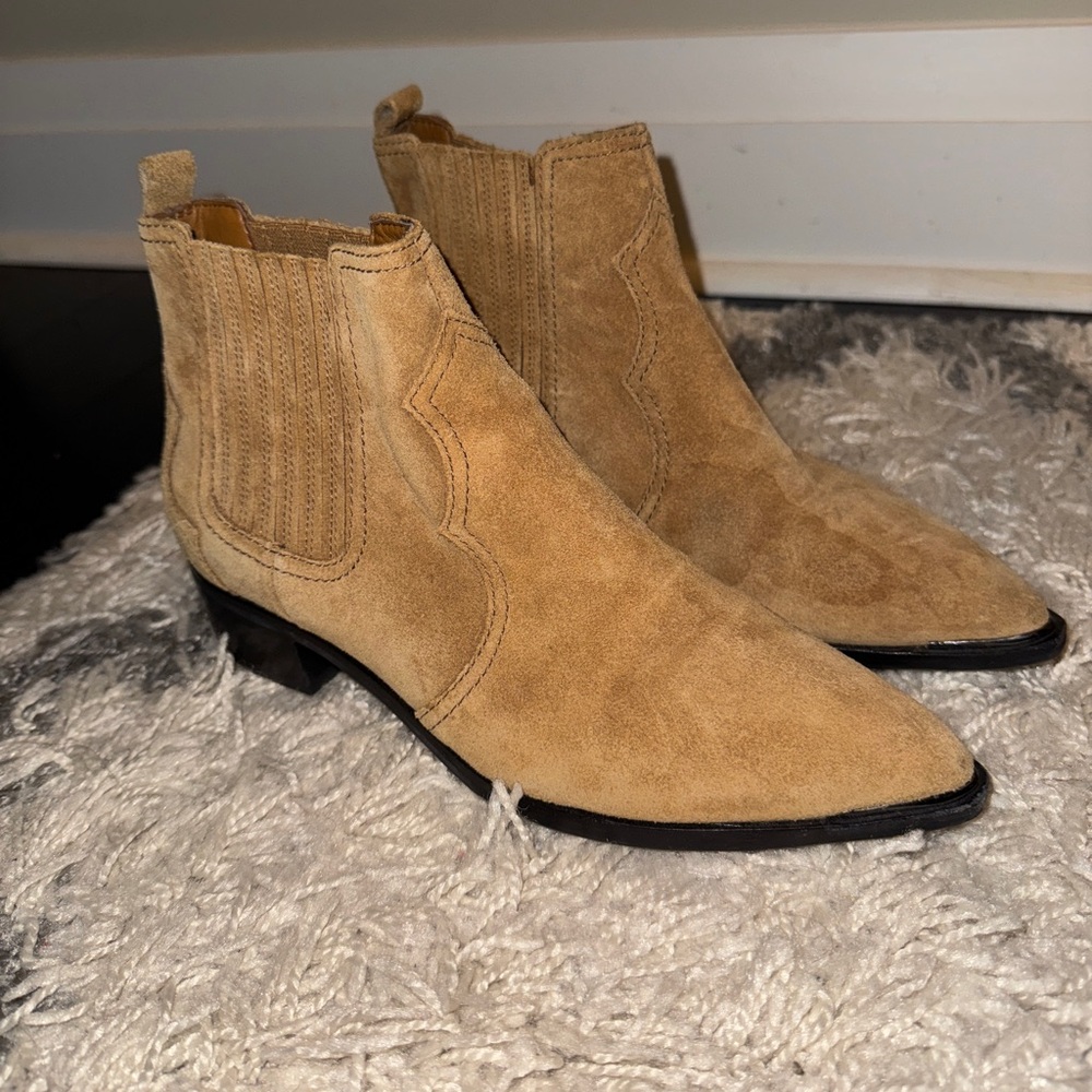 Marc Fisher Western Chelsea Booties